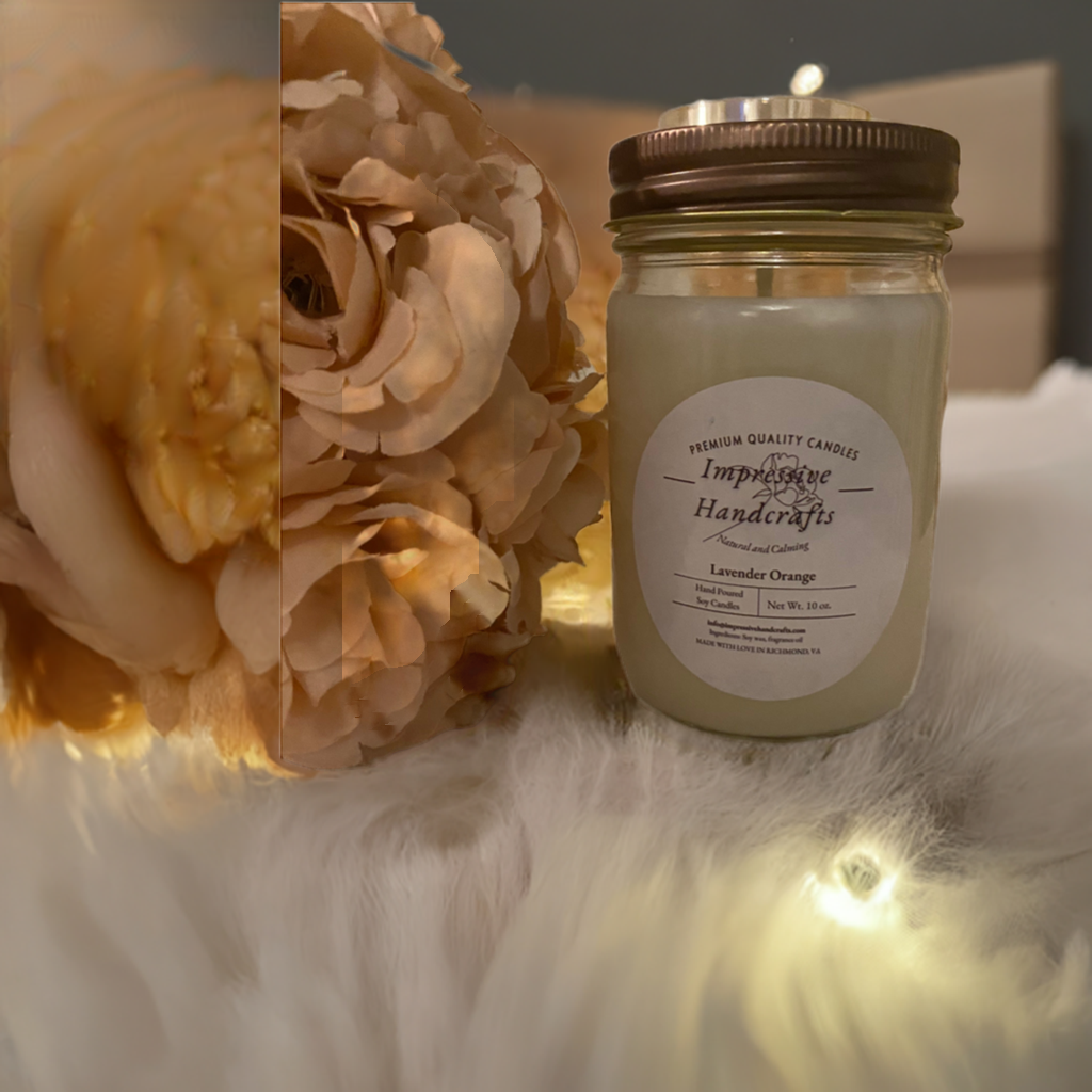 Lavender Orange Candle